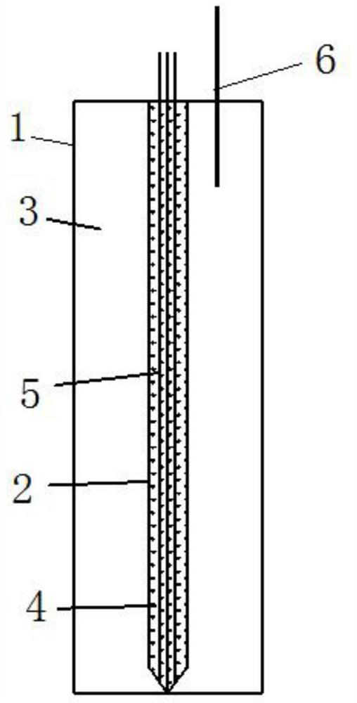 A post-grouting reinforced cfg pile preparation method for anti-breaking pile head