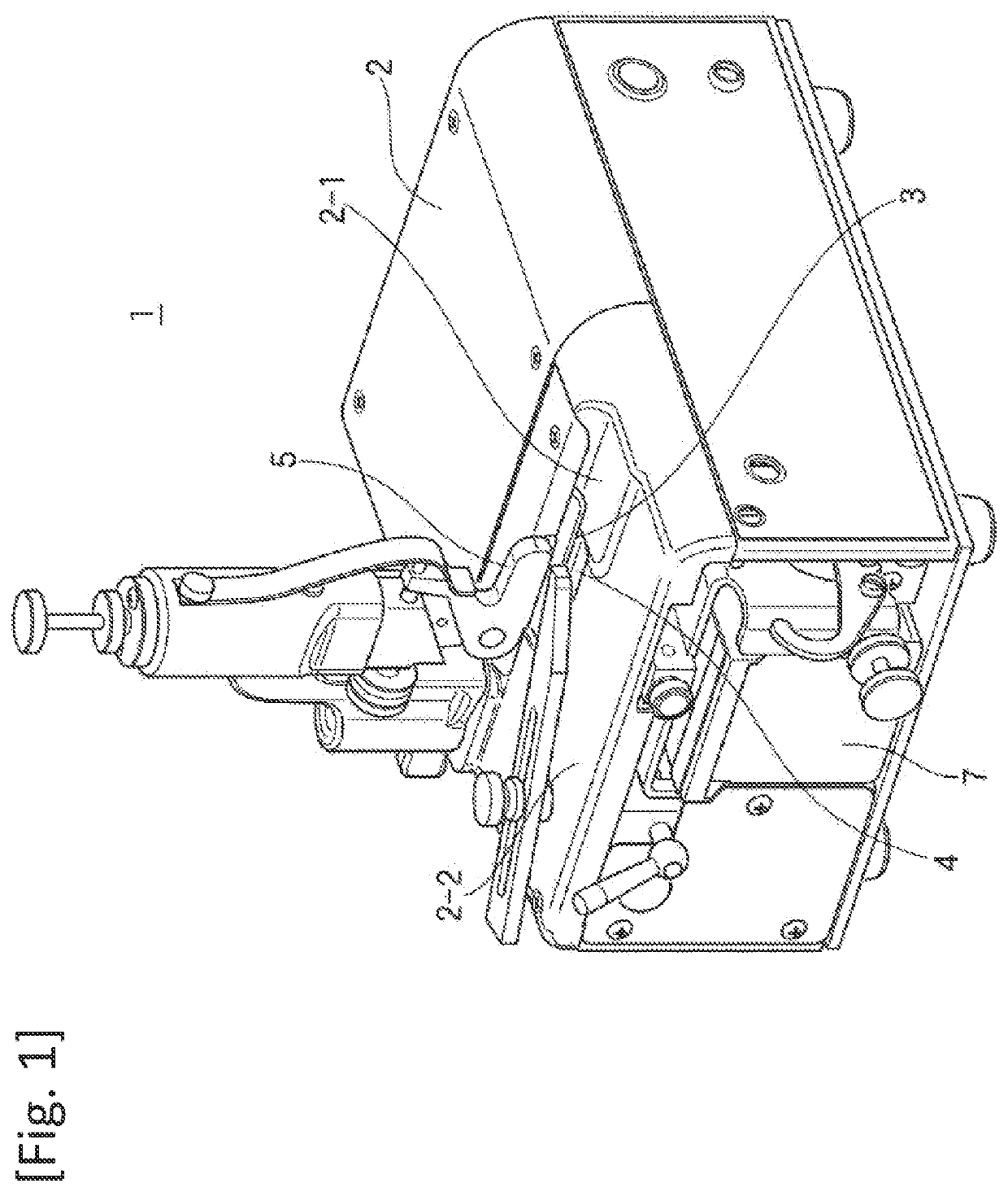 Leather skiving machine