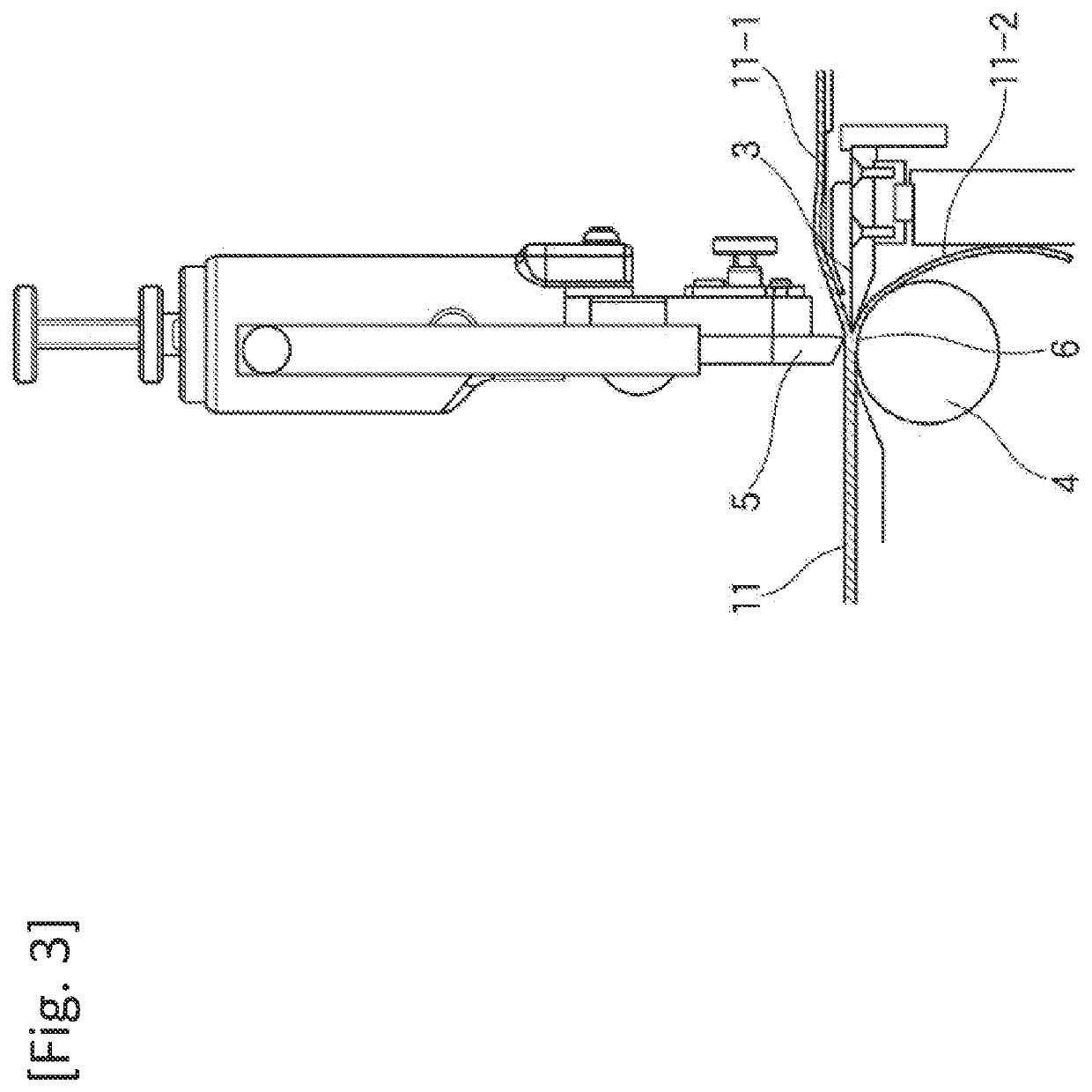 Leather skiving machine