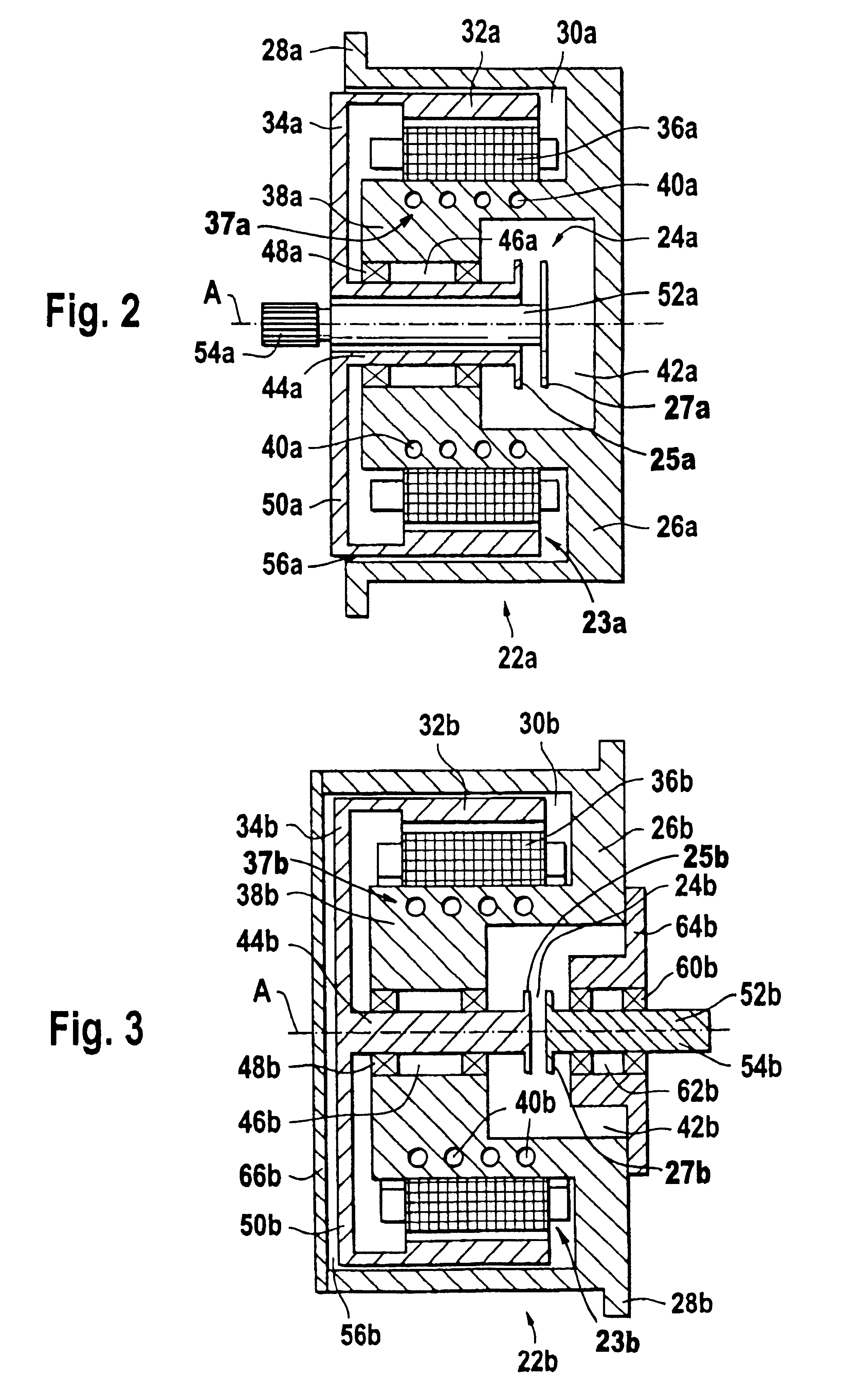 Parallel hybrid drive for a motor vehicle having a clutch which is integrated in the electrical machine, and an associated electric motor unit