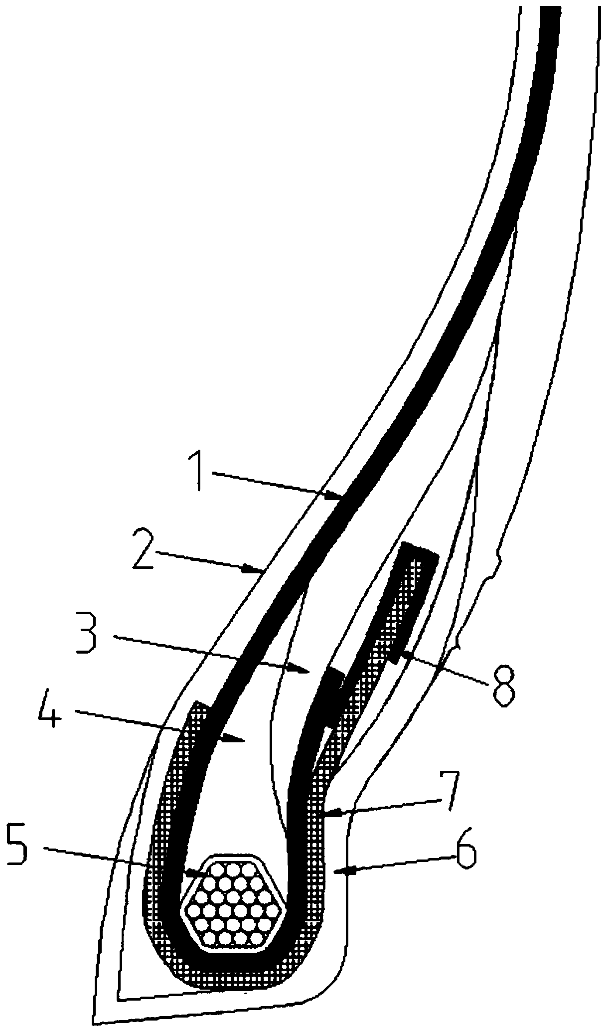 Reinforced tire bead structure with edge coated with nylon wrapping cloth and preparation method thereof