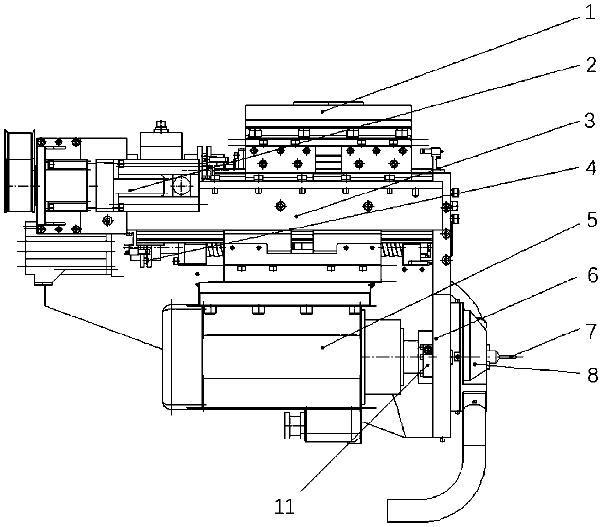 Auxiliary machining device for robot hole-making end effector