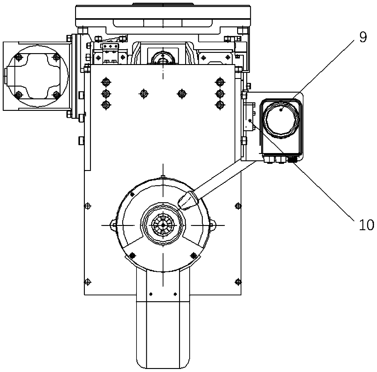 Auxiliary machining device for robot hole-making end effector