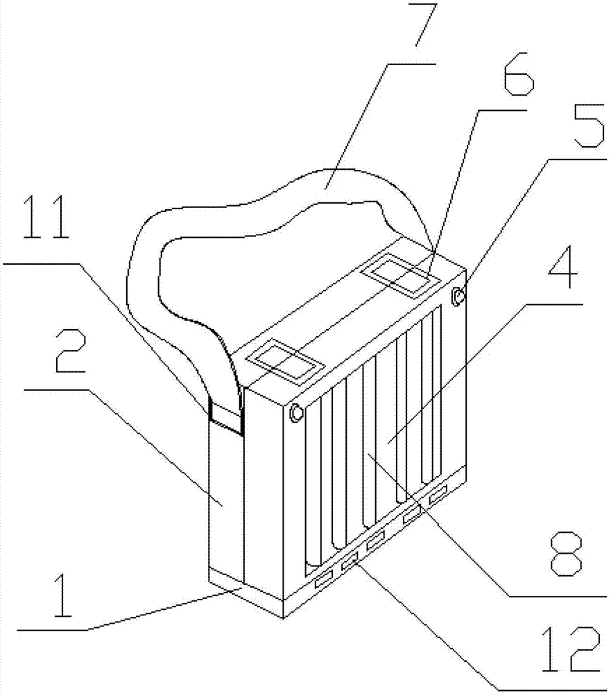 Placement box for nuts