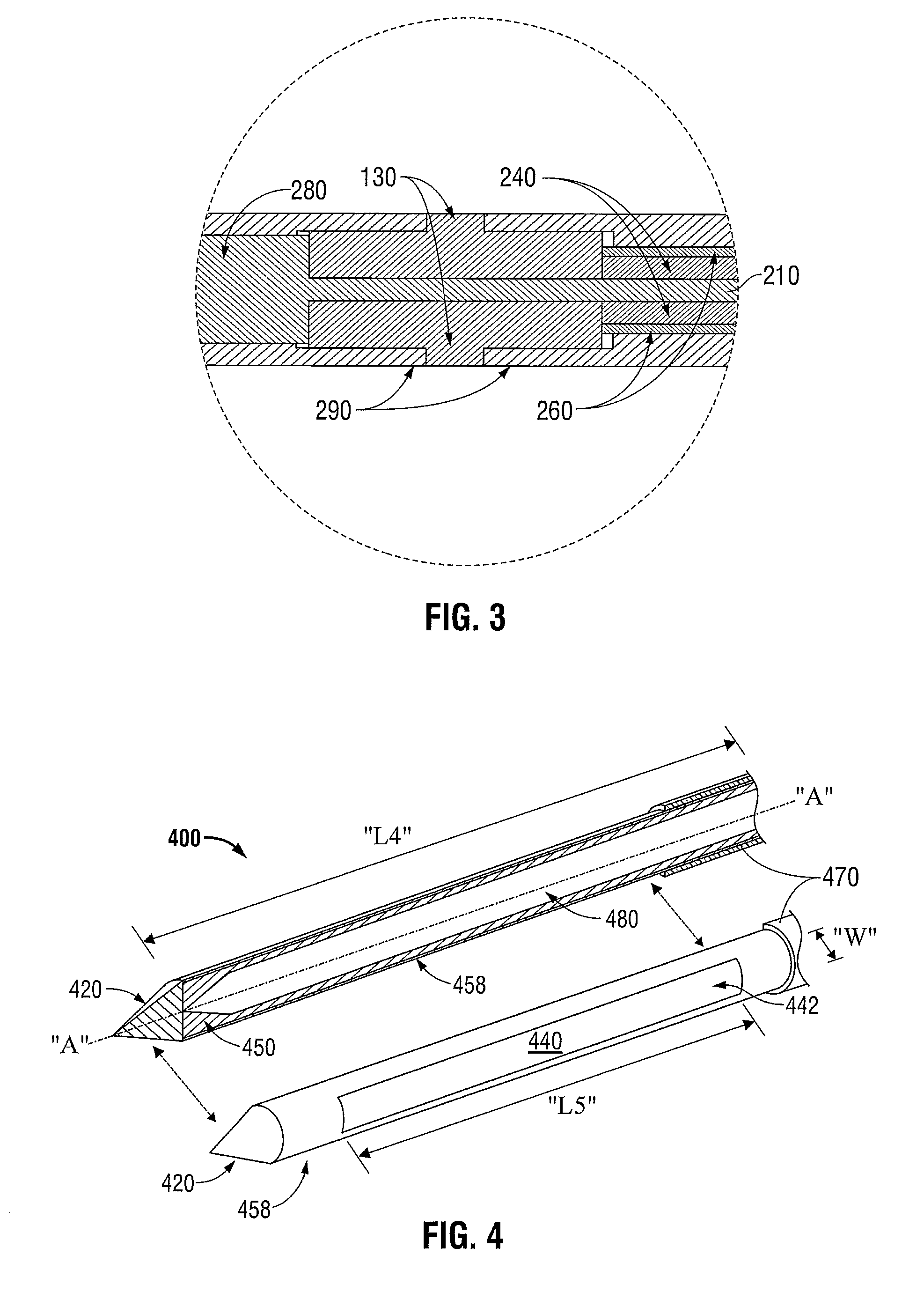 Electrosurgical devices with directional radiation pattern