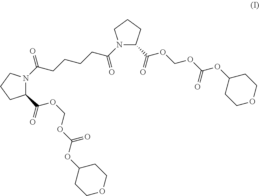 A prodrug of 1,1'-(1,6-dioxo-1,6-hexanediyl)bis-d-proline