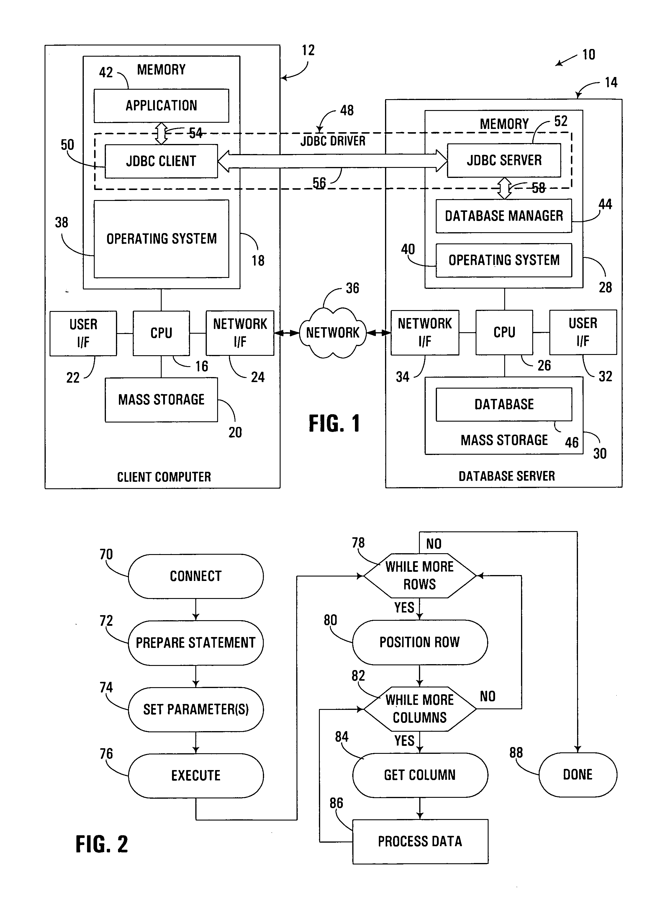 Optimization of database network traffic based upon data-use analysis