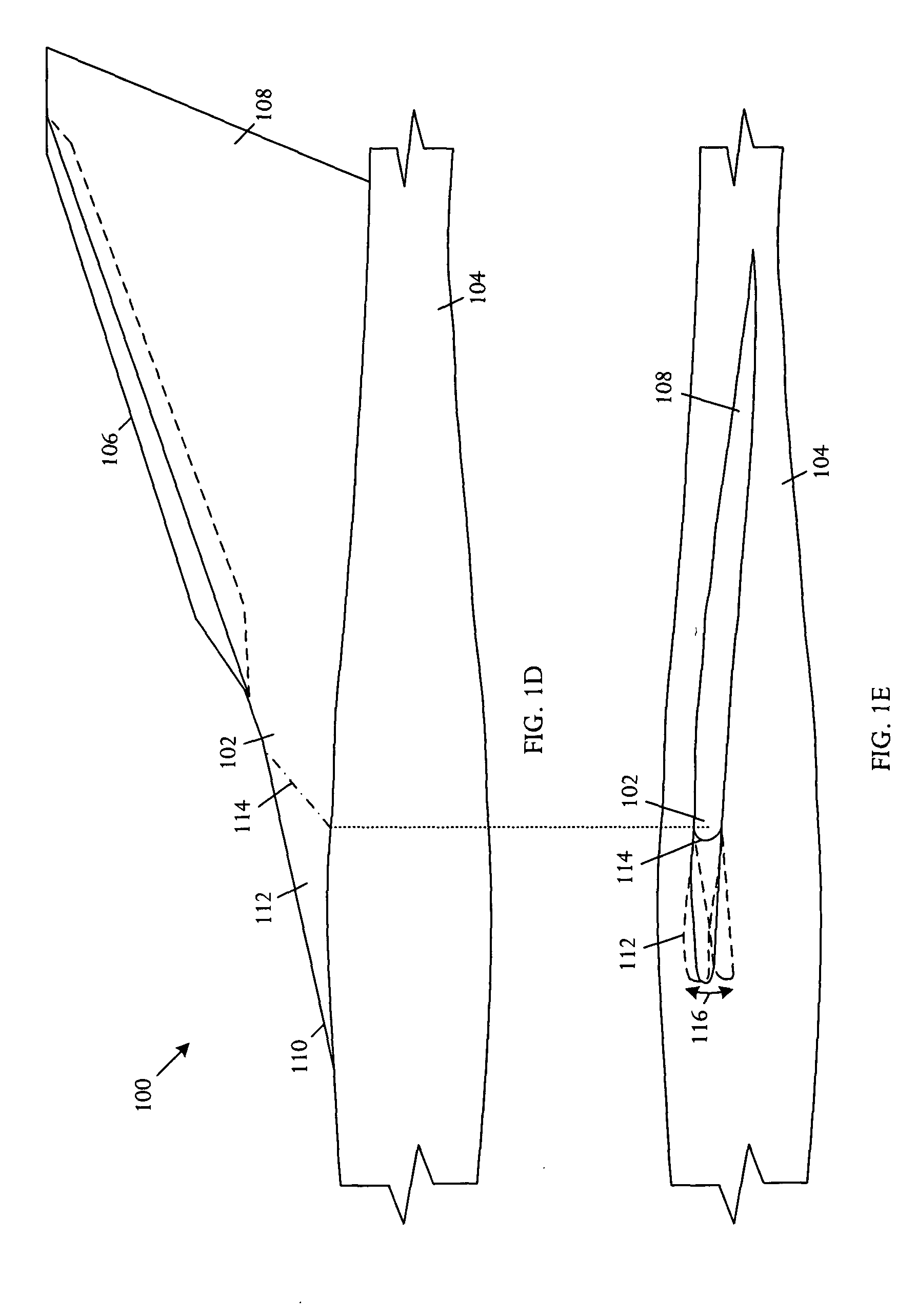 Aircraft lift device for low sonic boom