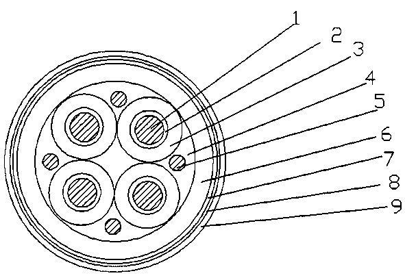 Cable especially for buggy ladle