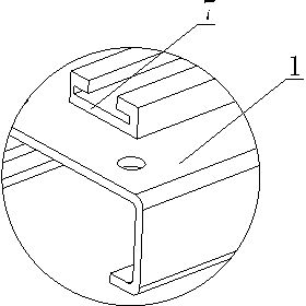 Sliding-channel type sliding block device