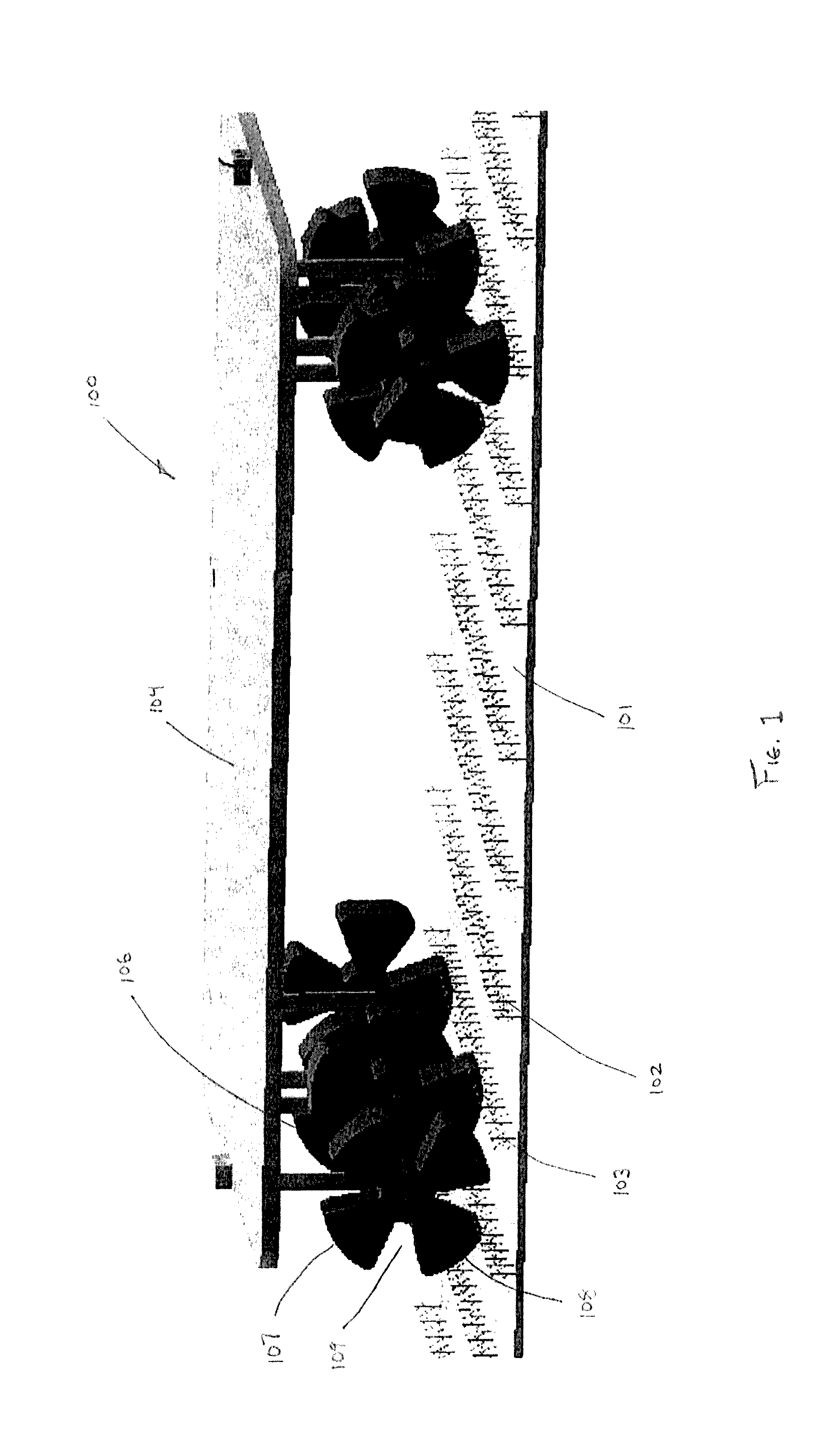 Robotic platform and method for operating perpendicular to crop rows on agricultural fields