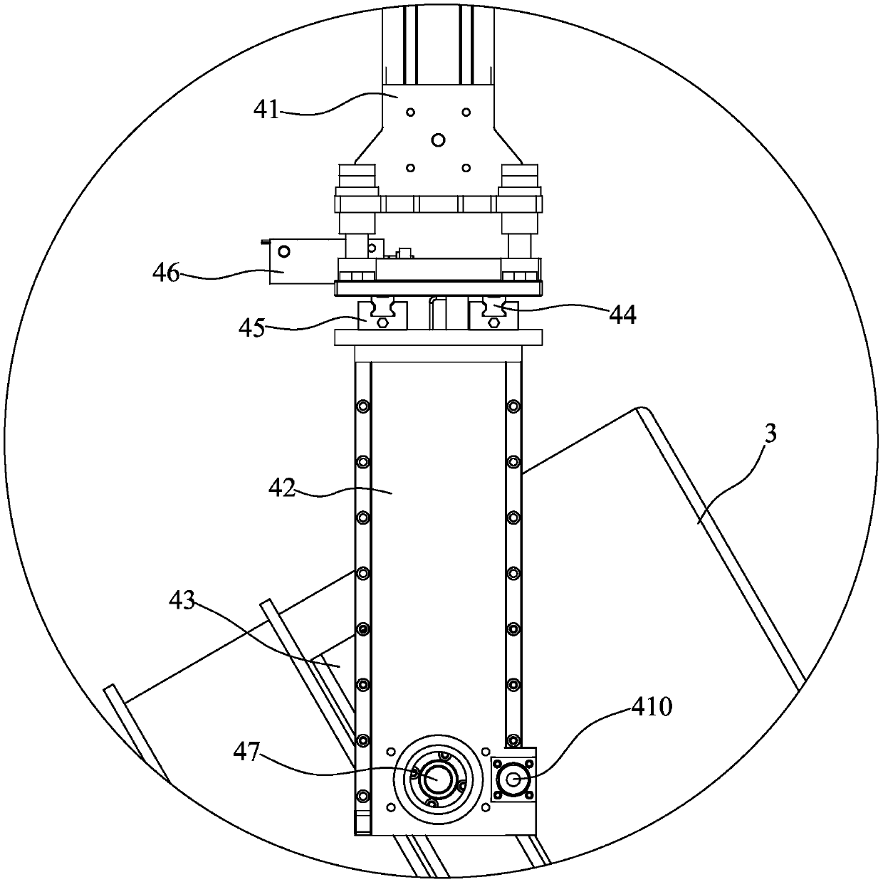 Lead storage battery paste mixing device