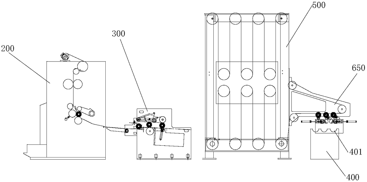 Method and device for positioning paper tail of paper roll before paper cutting