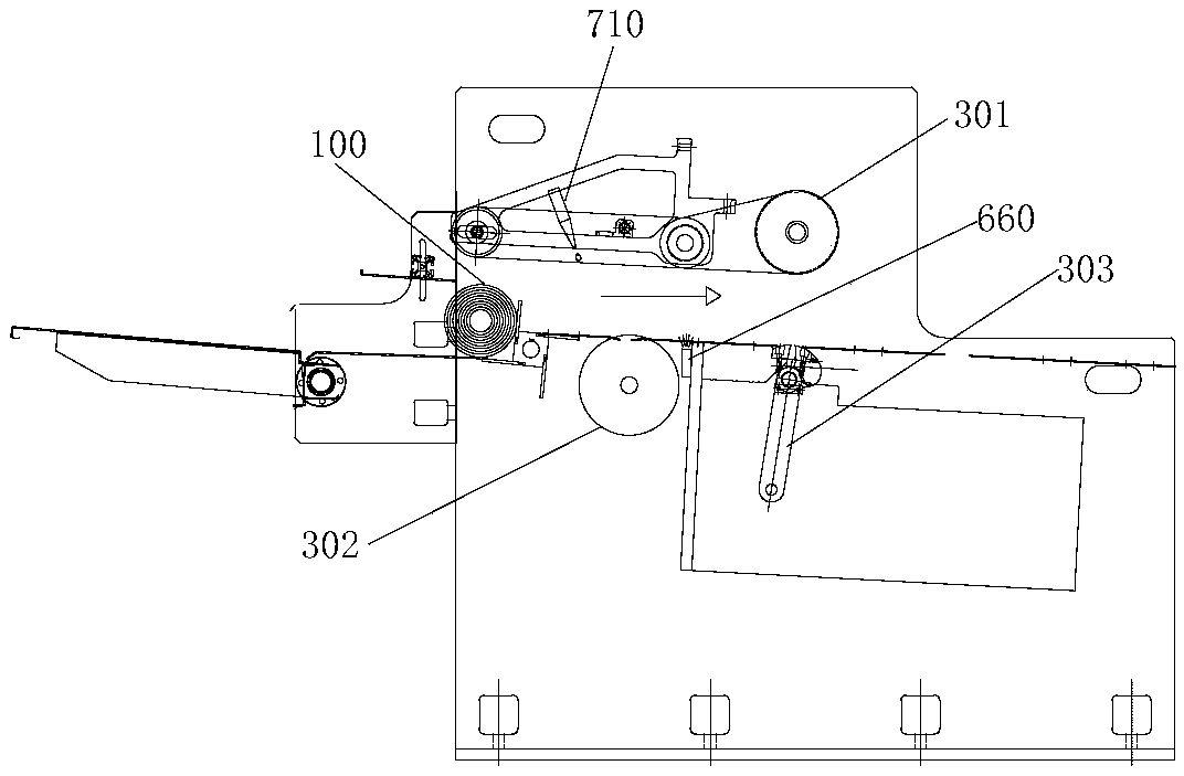 Method and device for positioning paper tail of paper roll before paper cutting