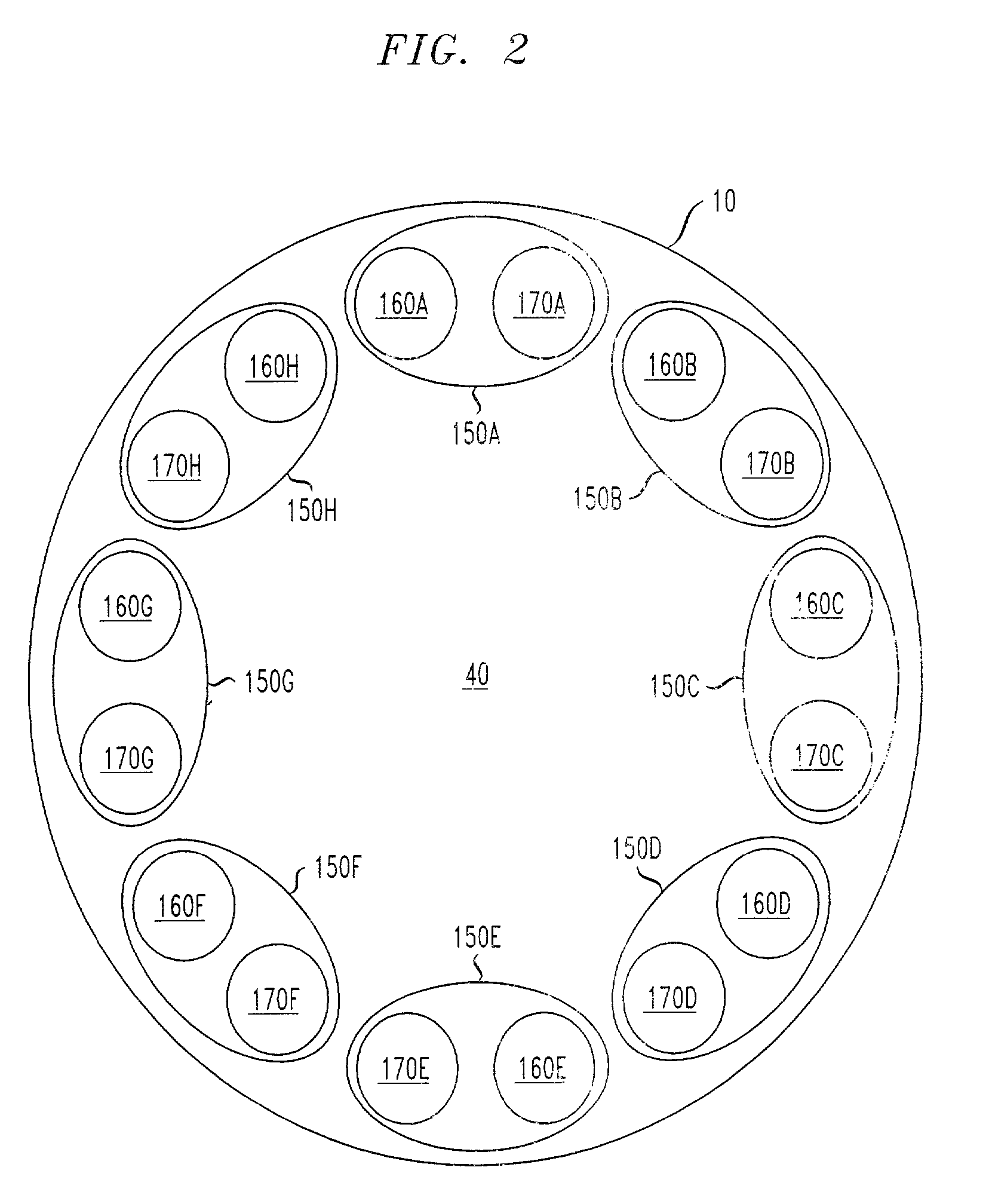 Interconnecting processing units of a stored program controlled system using space division multiplexed free space optics