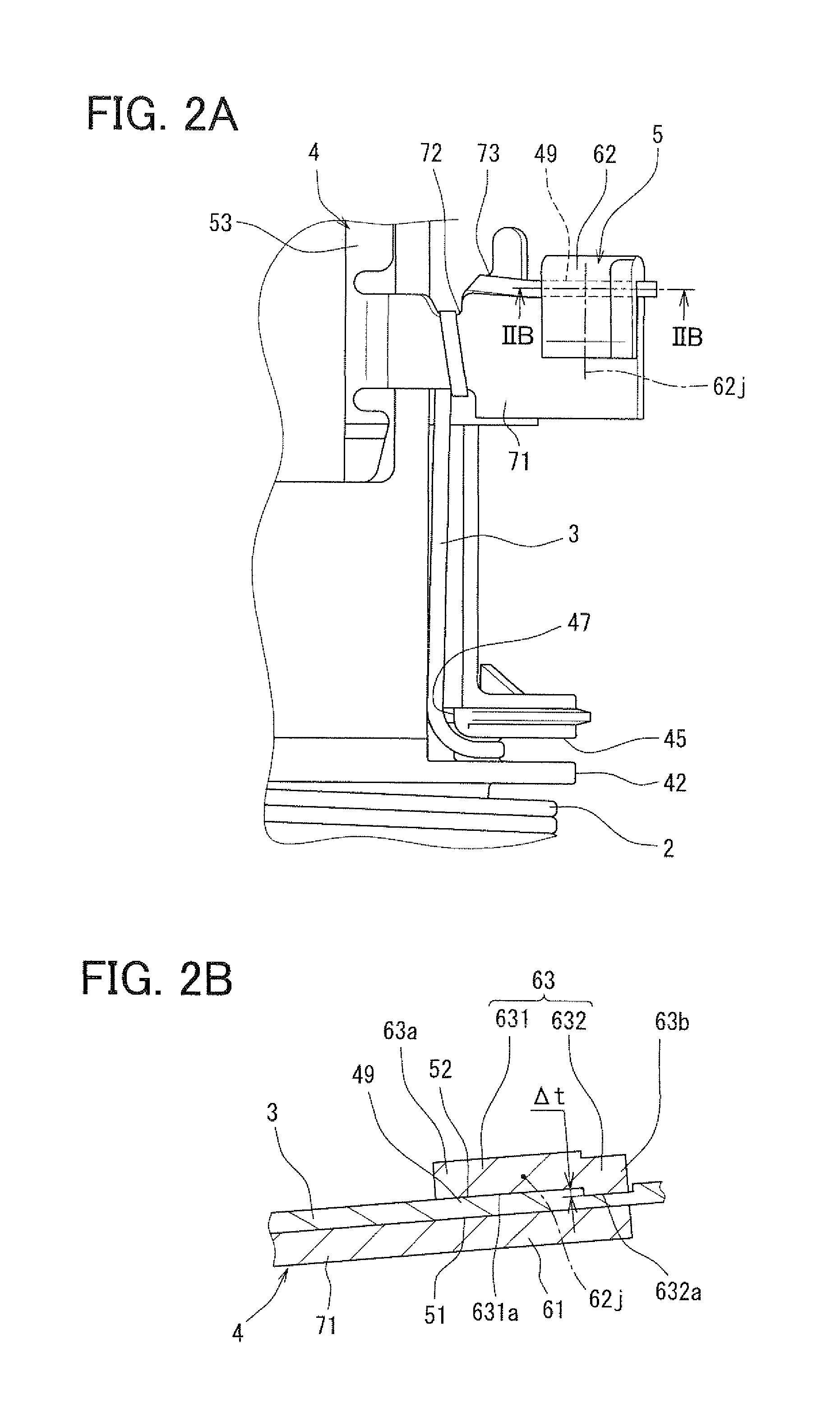 Terminal structure of coil device