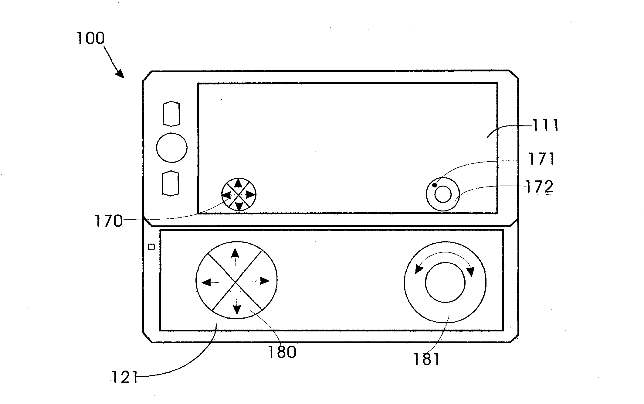 Dual-screen portable electronic equipment and management method