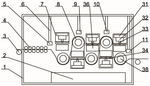 A flame retardant fabric drying device