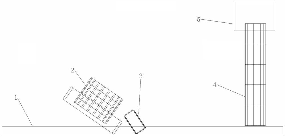 A system and method for detecting the position state of an air defense door based on a support rod