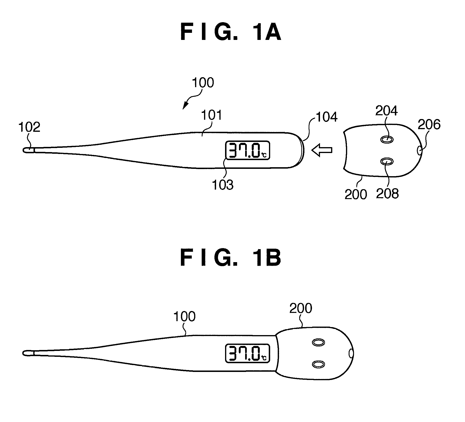 Electronic clinical thermometer attachment unit and control method therefor