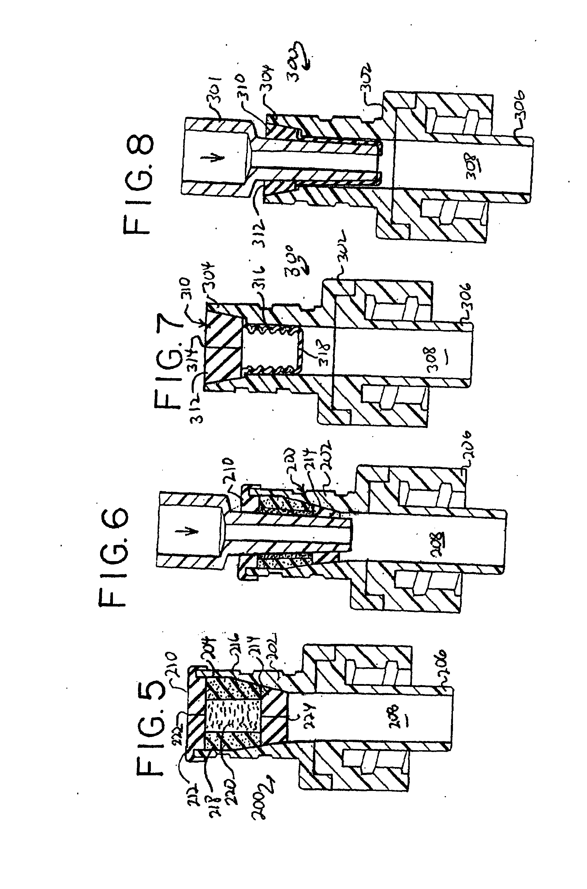 Luer activated device with minimal fluid displacement