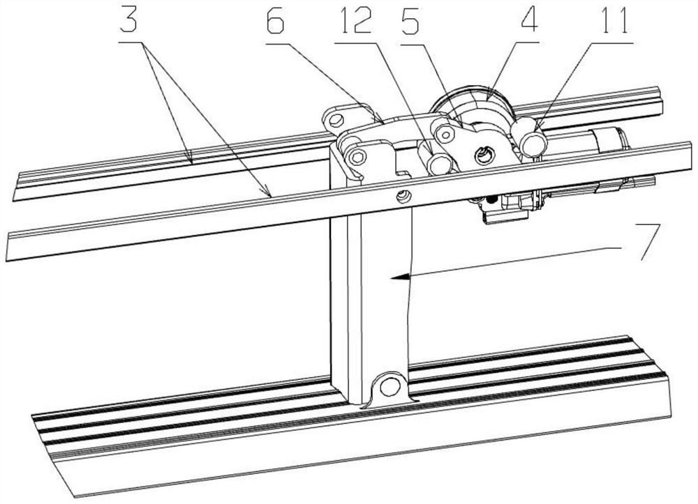 Two-step electric side pedal device for automobile