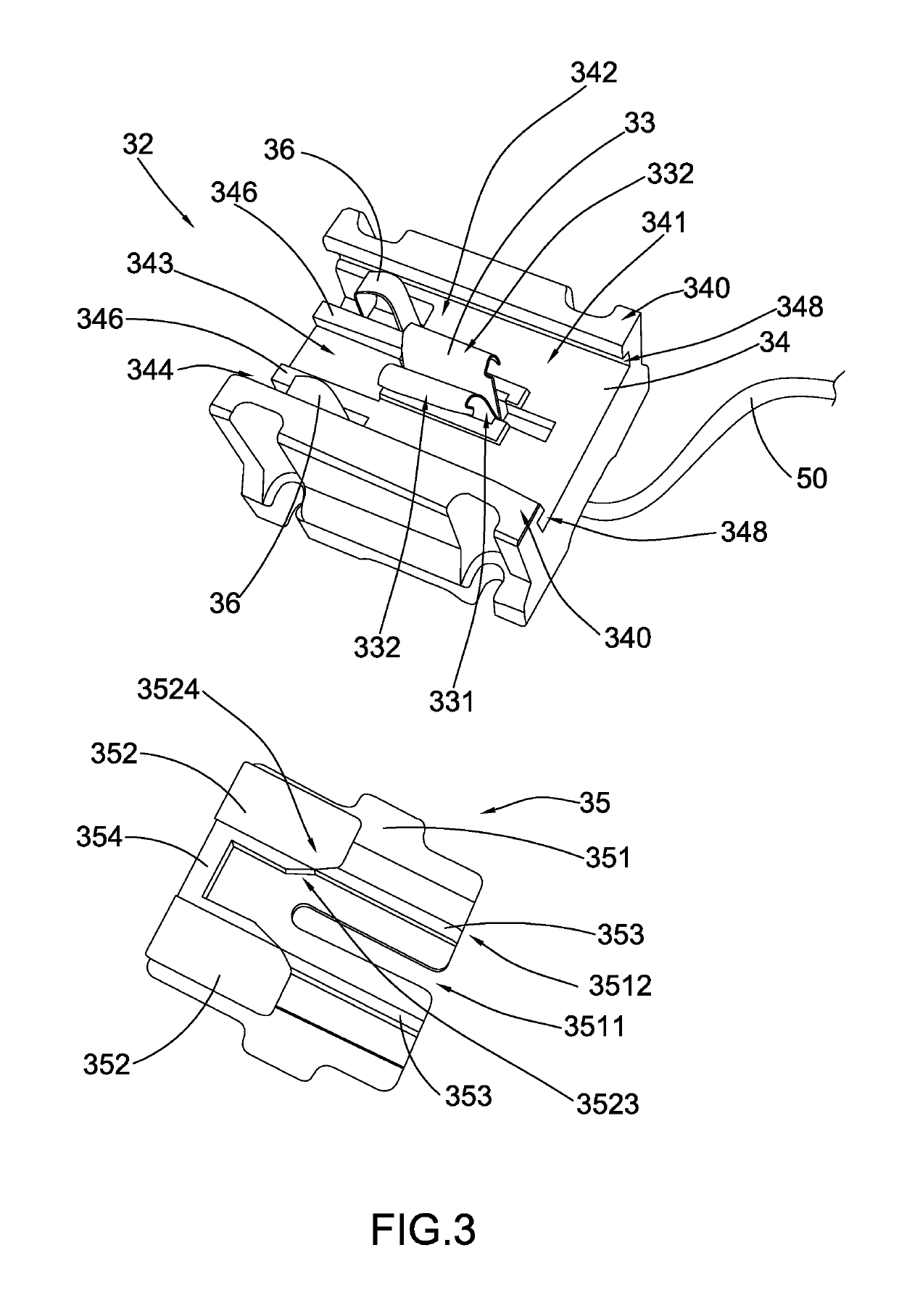 Lighting system with ceramic socket arrangement