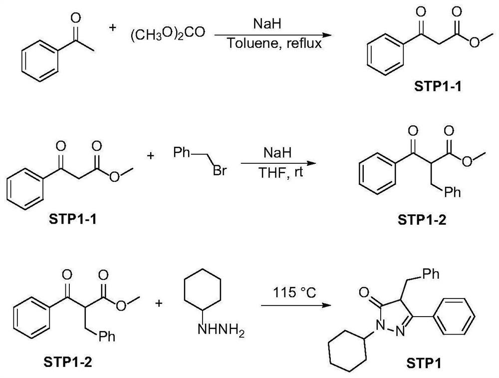 1-cyclohexylpyrazolone carboxylesterase 1 inhibitor as well as preparation and application thereof