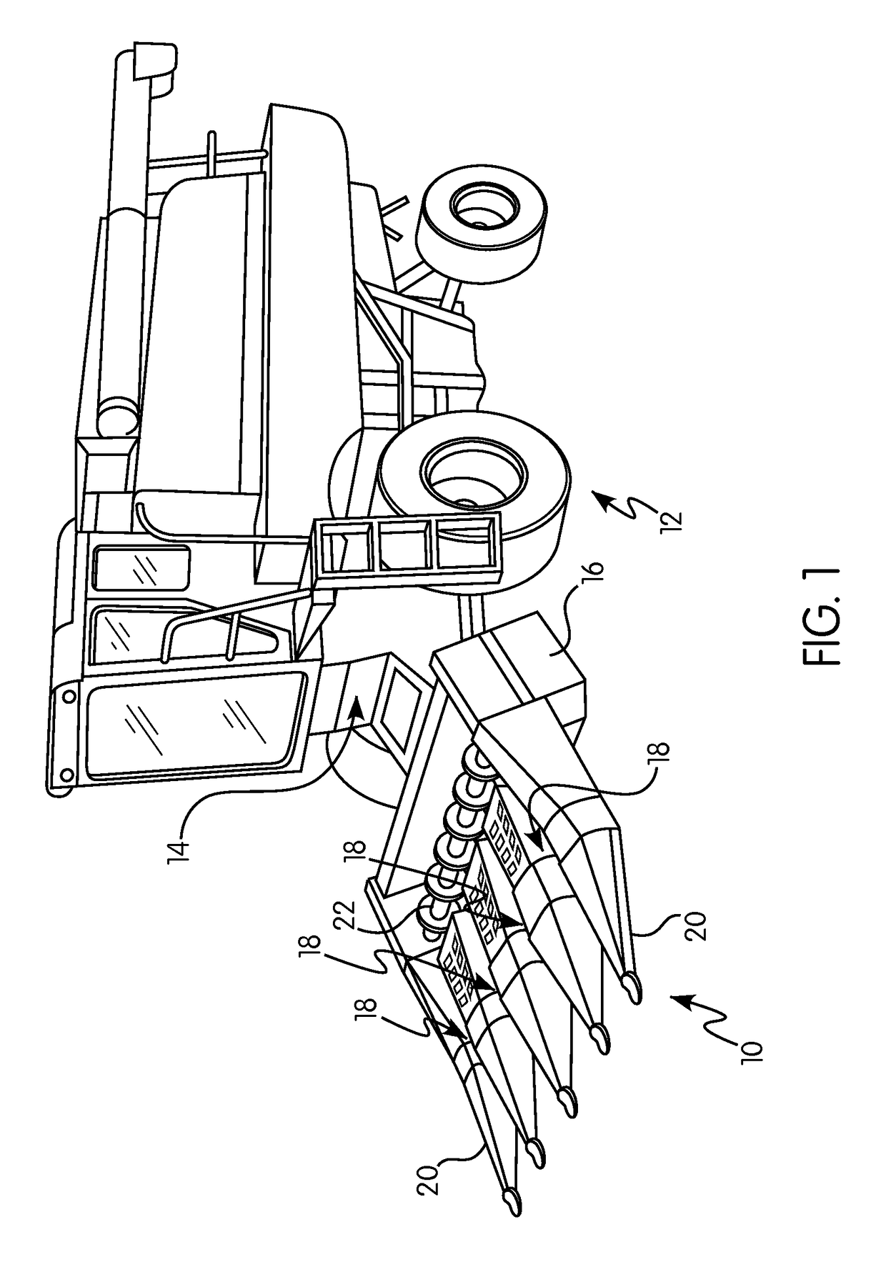 Row unit of a corn header having a deck plate with a structured surface