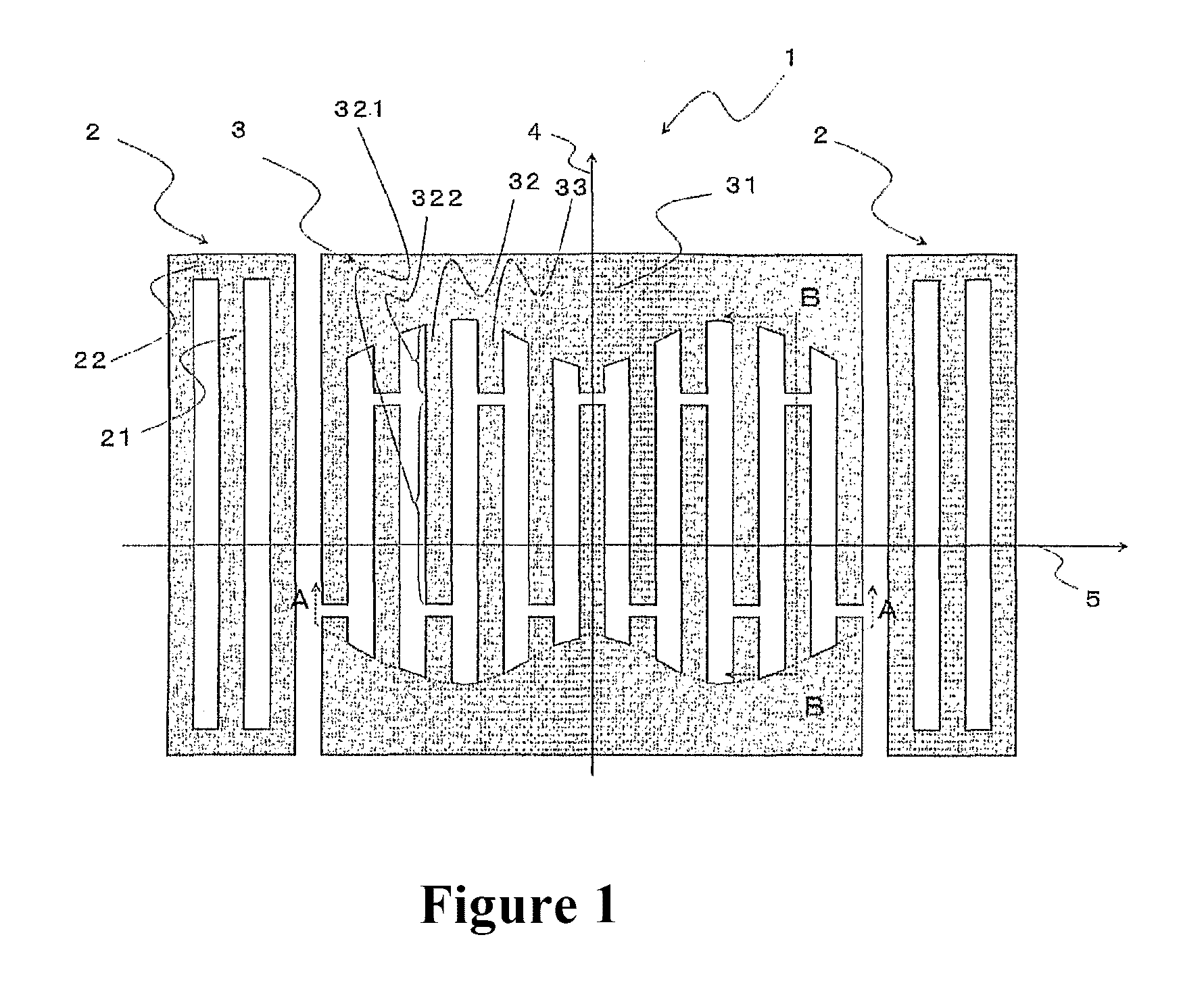 Elastic surface wave device comprising dummy electrodes