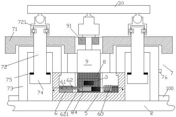 Supporting table device for precise instrument