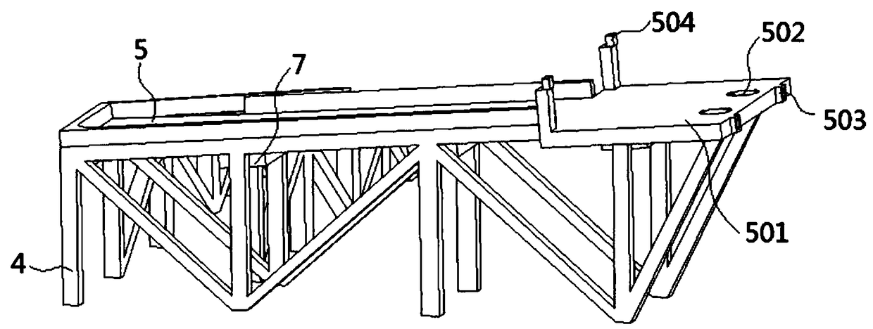 Auxiliary device for simple and lifting type three-dimensional garage