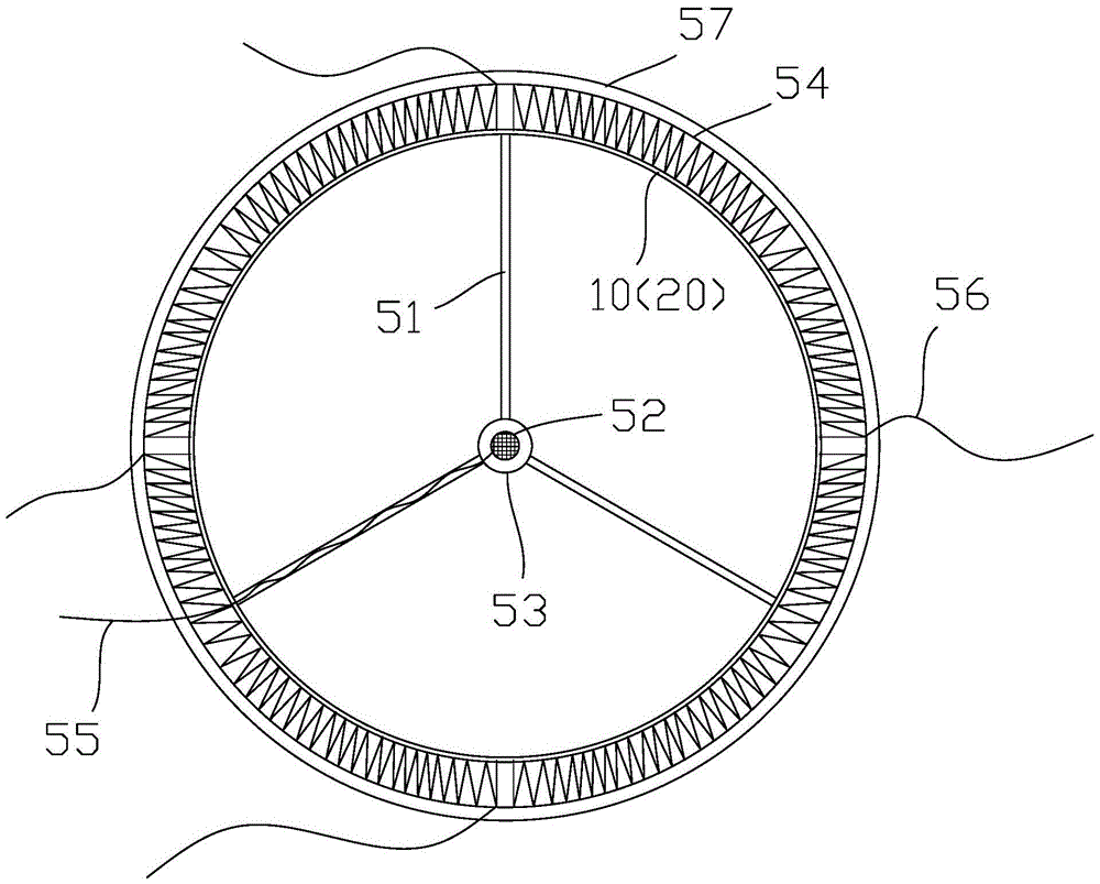 Magnetically controlled full-angle feeding three-product dense medium cyclone