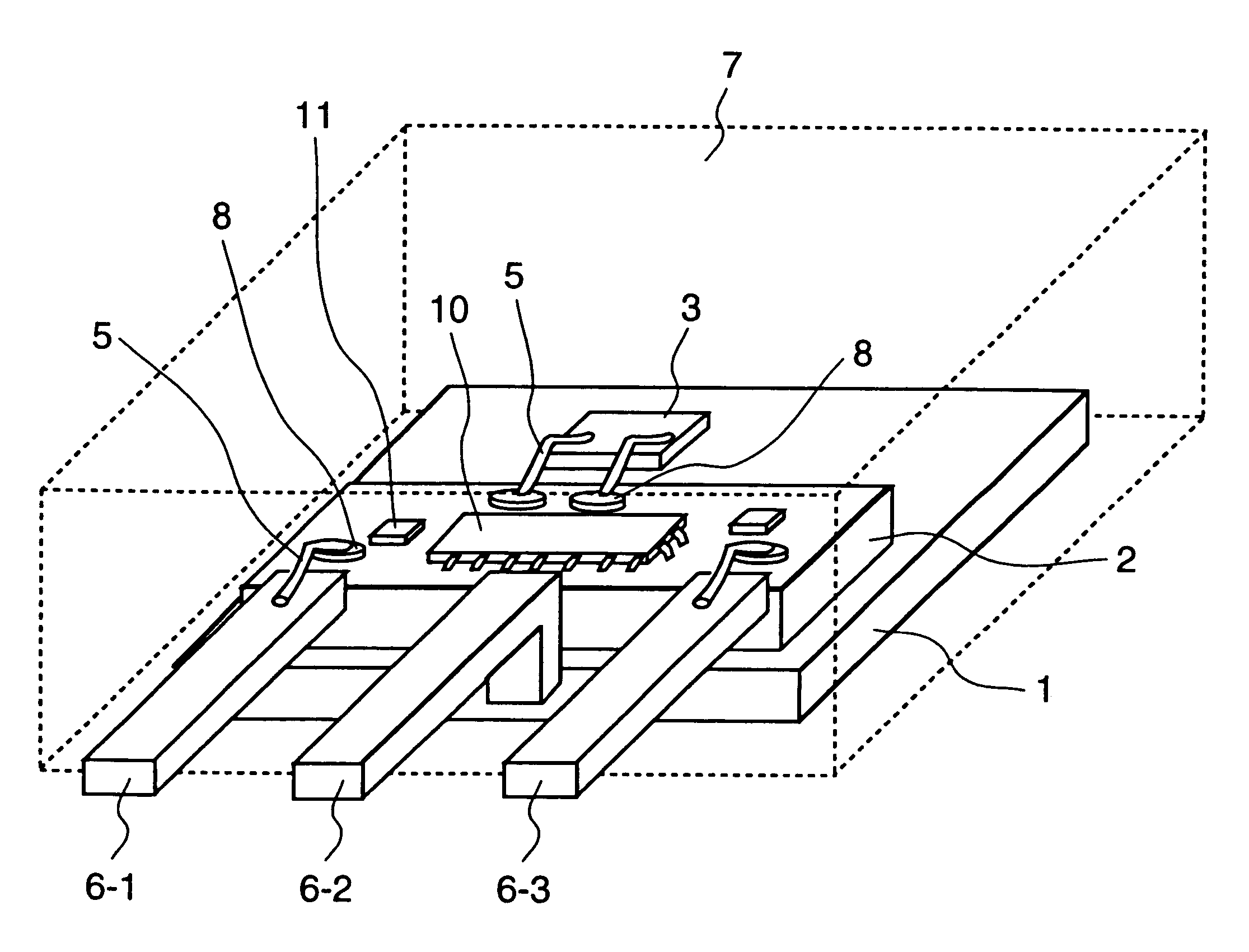 Resin-sealed electronic apparatus for use in internal combustion engines