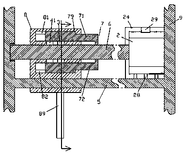 Welding machine-oriented welding gun traveling mechanism capable of cooling rapidly