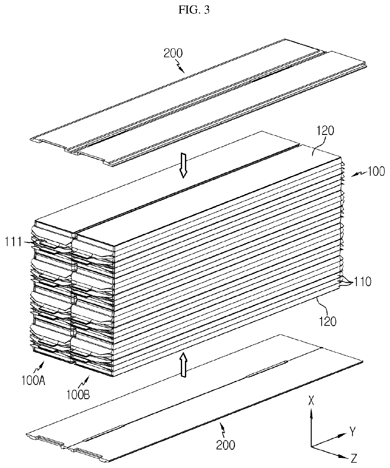 Battery Module Including Foldable Side Plate and Method for Manufacturing Same