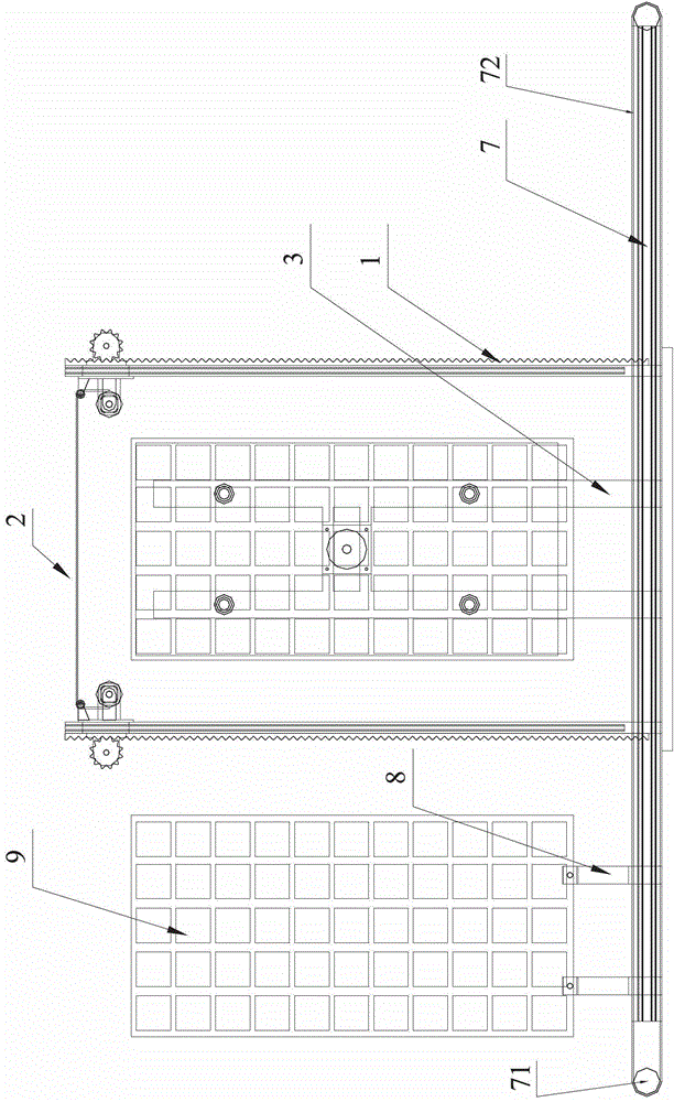 Stripping method applied to full-glass solar cell panel and stripping machine thereof