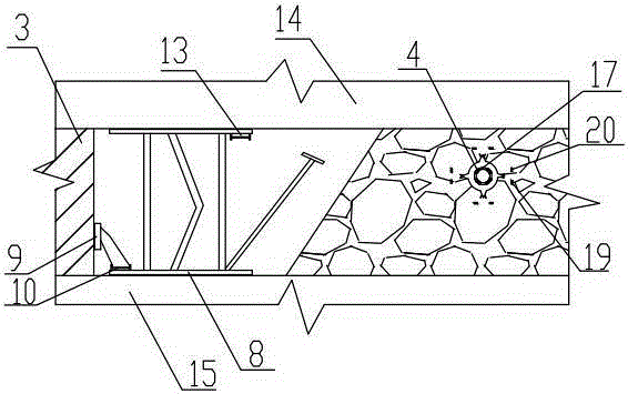 Solid and cementing body composite filling coal mining method