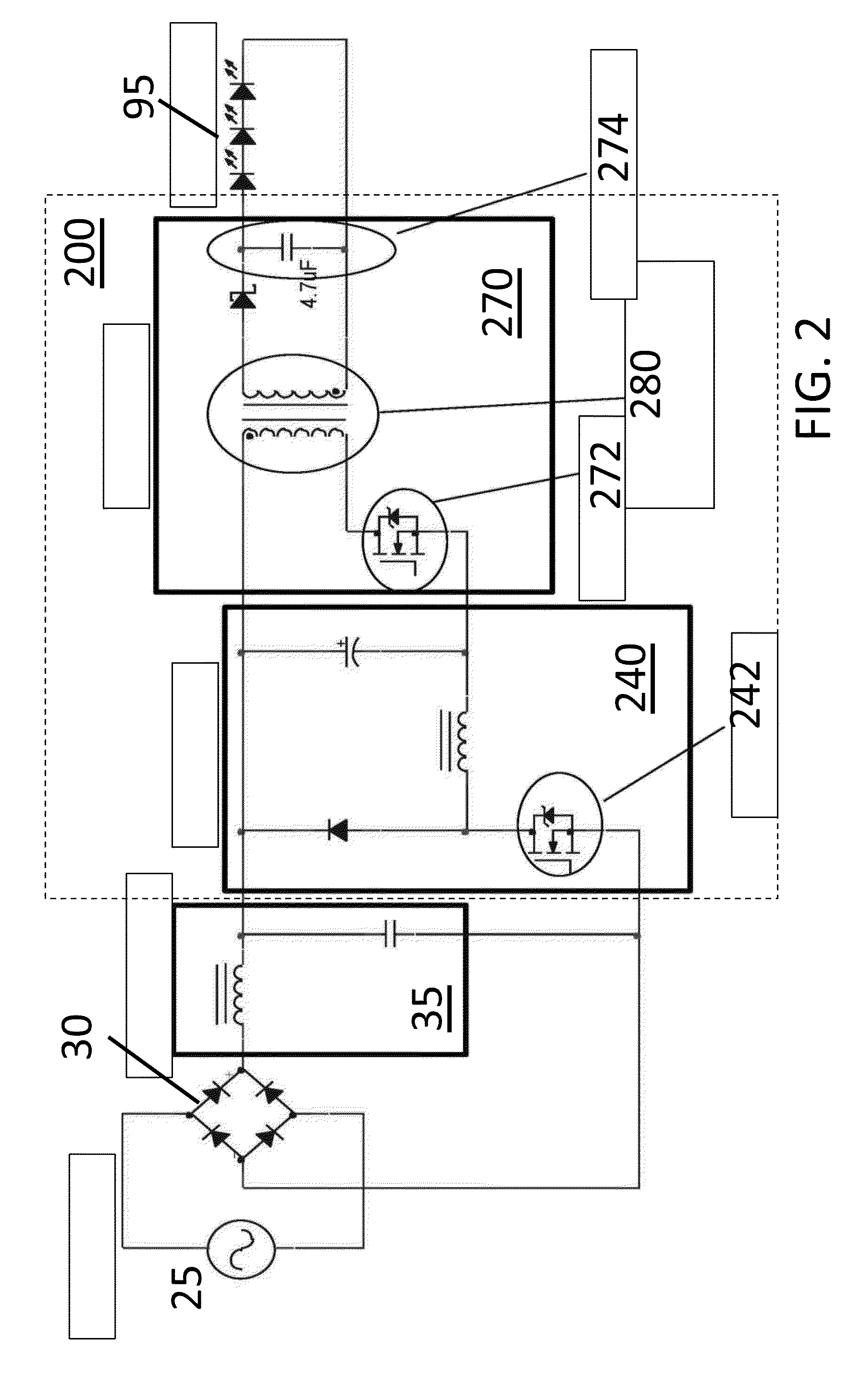 Single-stage ac-dc power converter with flyback pfc and selectable dual output current