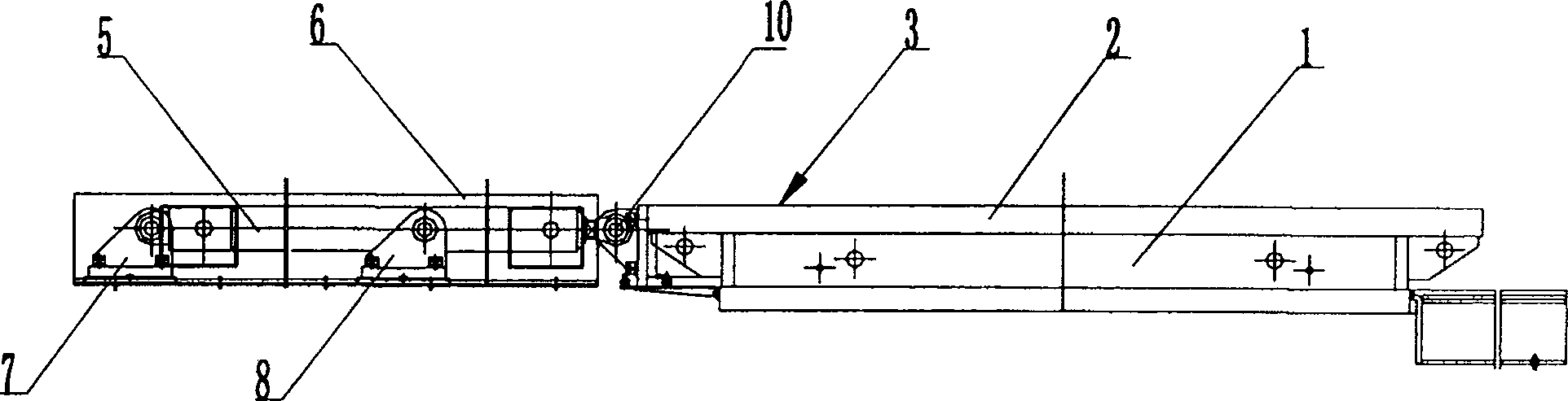 Long-distance fuel cylinder driving mechanism