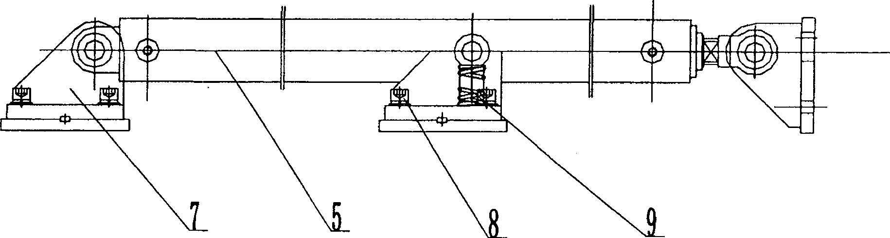 Long-distance fuel cylinder driving mechanism