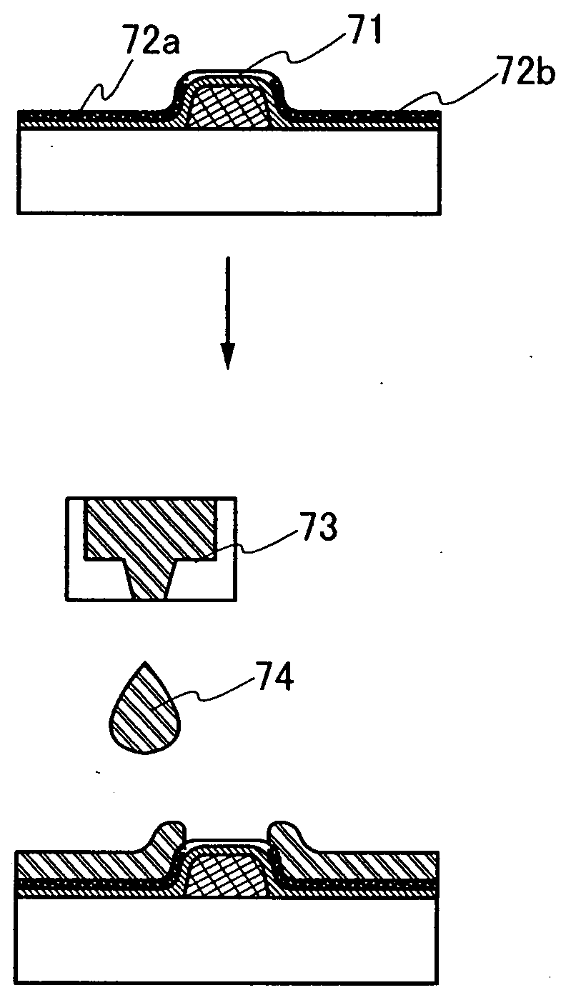 Manufacturing method for a circuit pattern, a thin film transistor and an electronic appliance