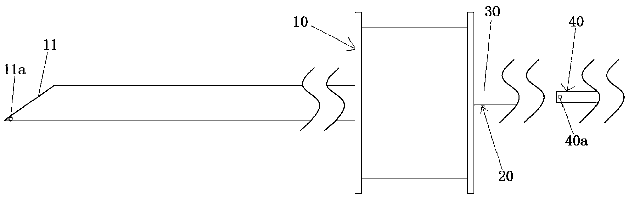 Puncture catheterization device for erector spinae plane blockage under ultrasonic guide and medicine injection method using same