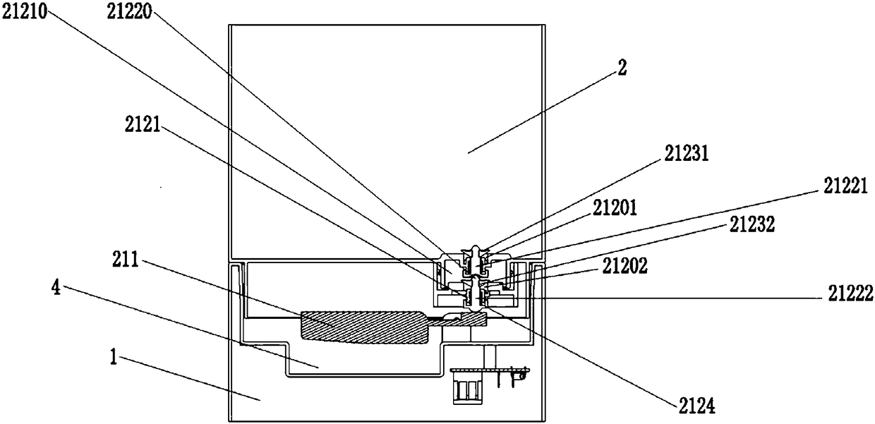 Humidifier with double-valve structure