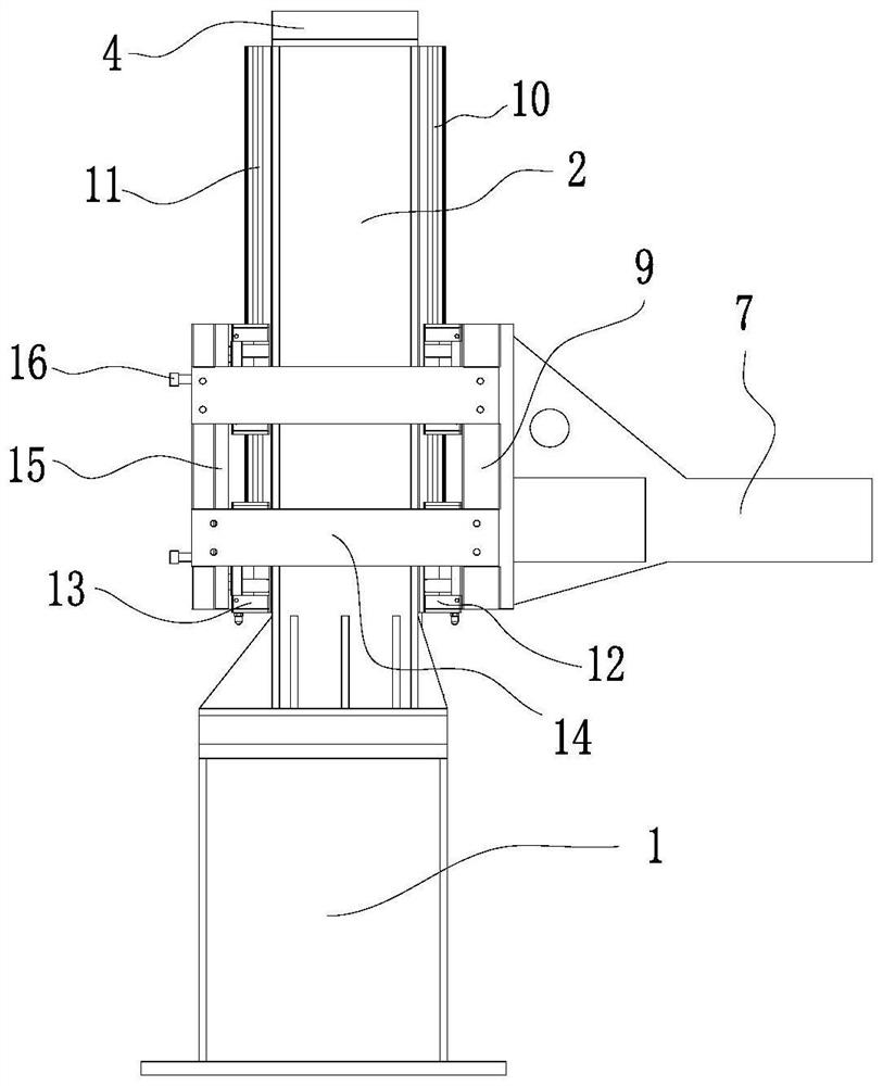 Hoisting device for rapid lifting of pressure chamber of true triaxial testing machine