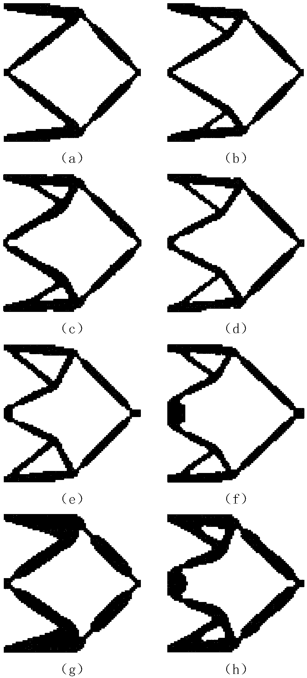 A flexible mechanism topology optimization design method based on adaptive constraint