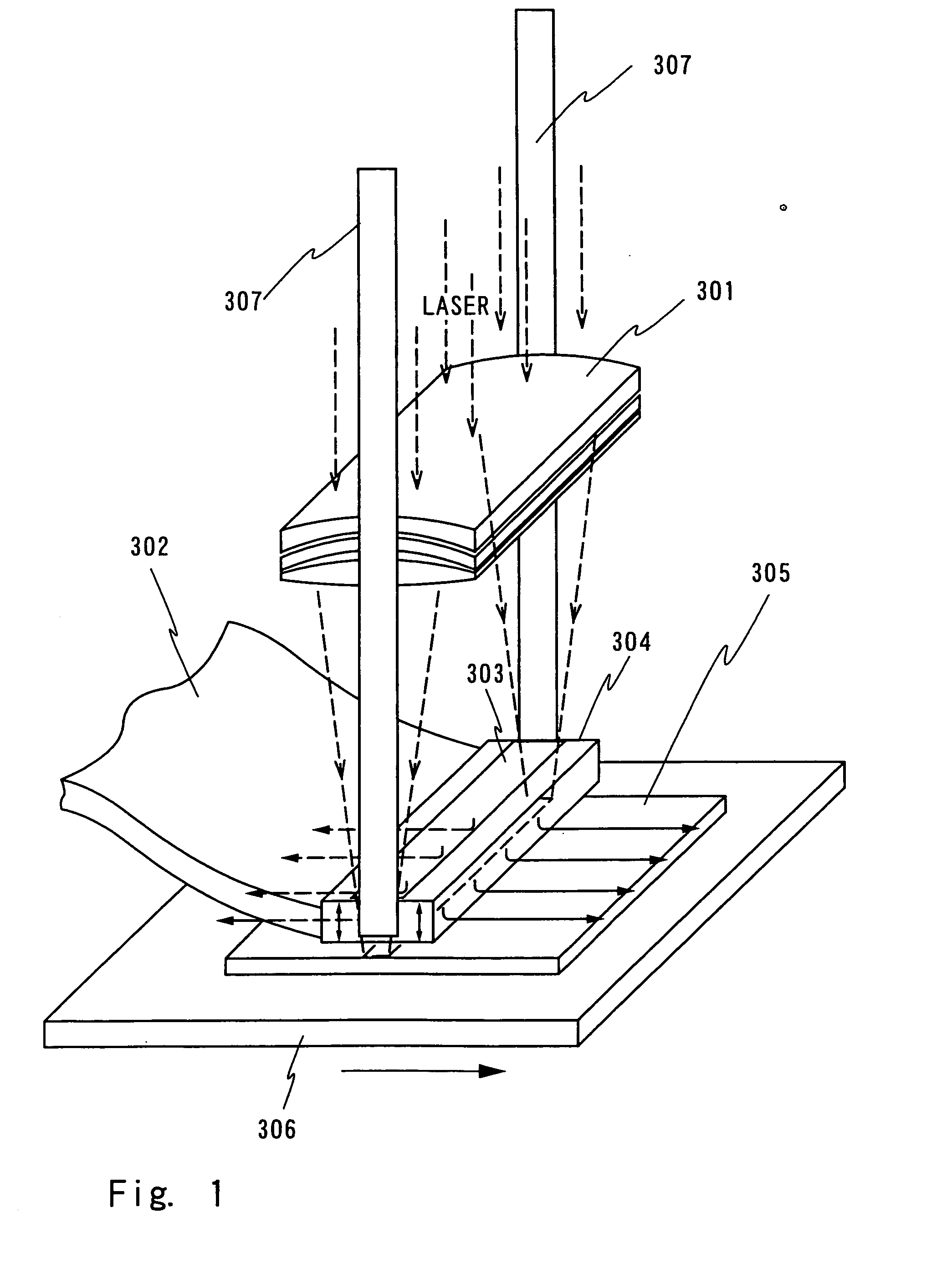 Laser irradiating apparatus and method of manufacturing semiconductor apparatus