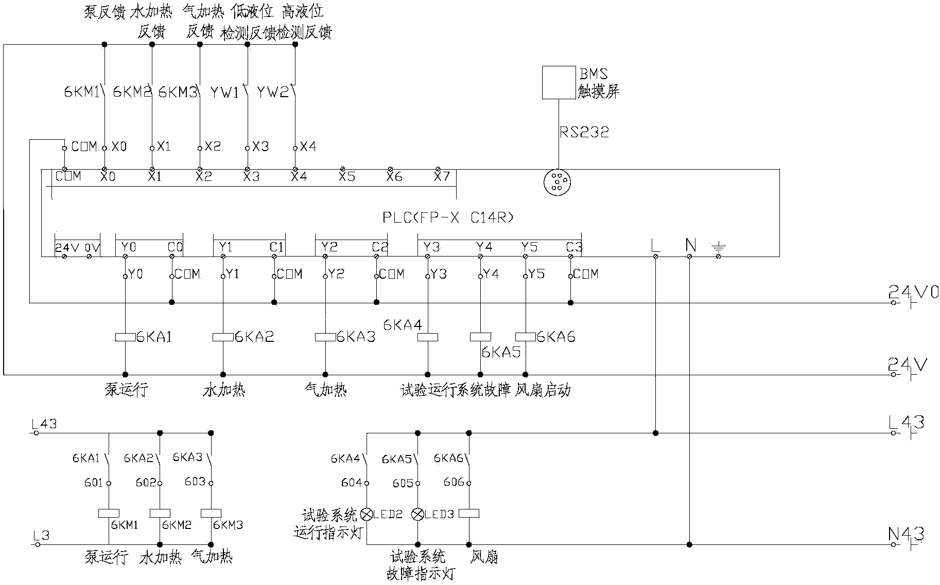 Periodic soaking accelerated corrosion test system for metal material and metal protective coating and application thereof