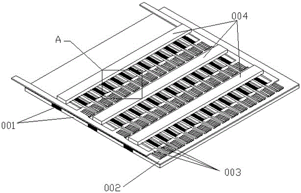 Planar flexible thermoelectric power generation structure