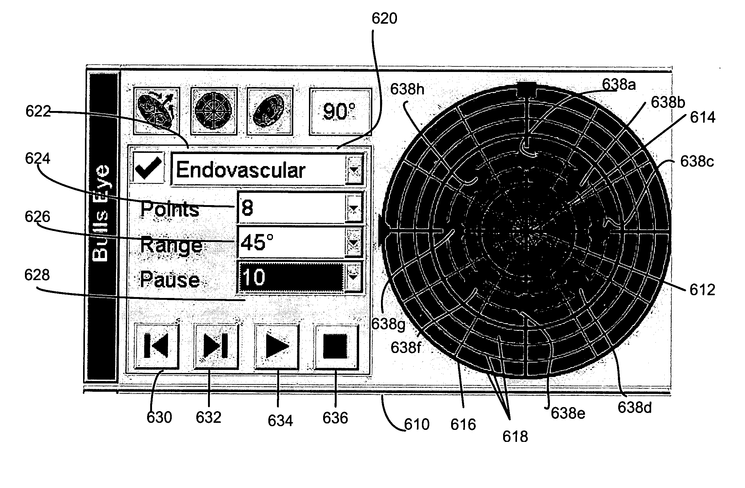 User interface for remote control of medical devices